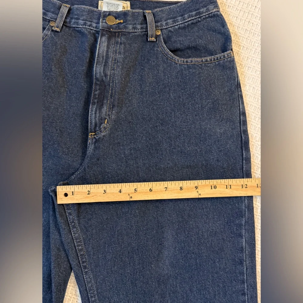 L.L. Bean Women's 14 Tall Jeans Original Fit Traditional Blue Denim 100% Cotton - Picture 6 of 10